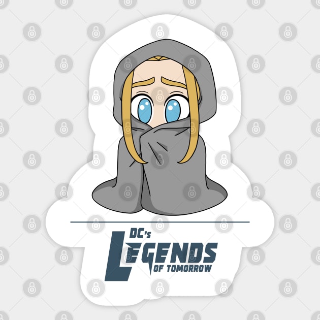 Tiny Sara under blanket Sticker by RotemChan